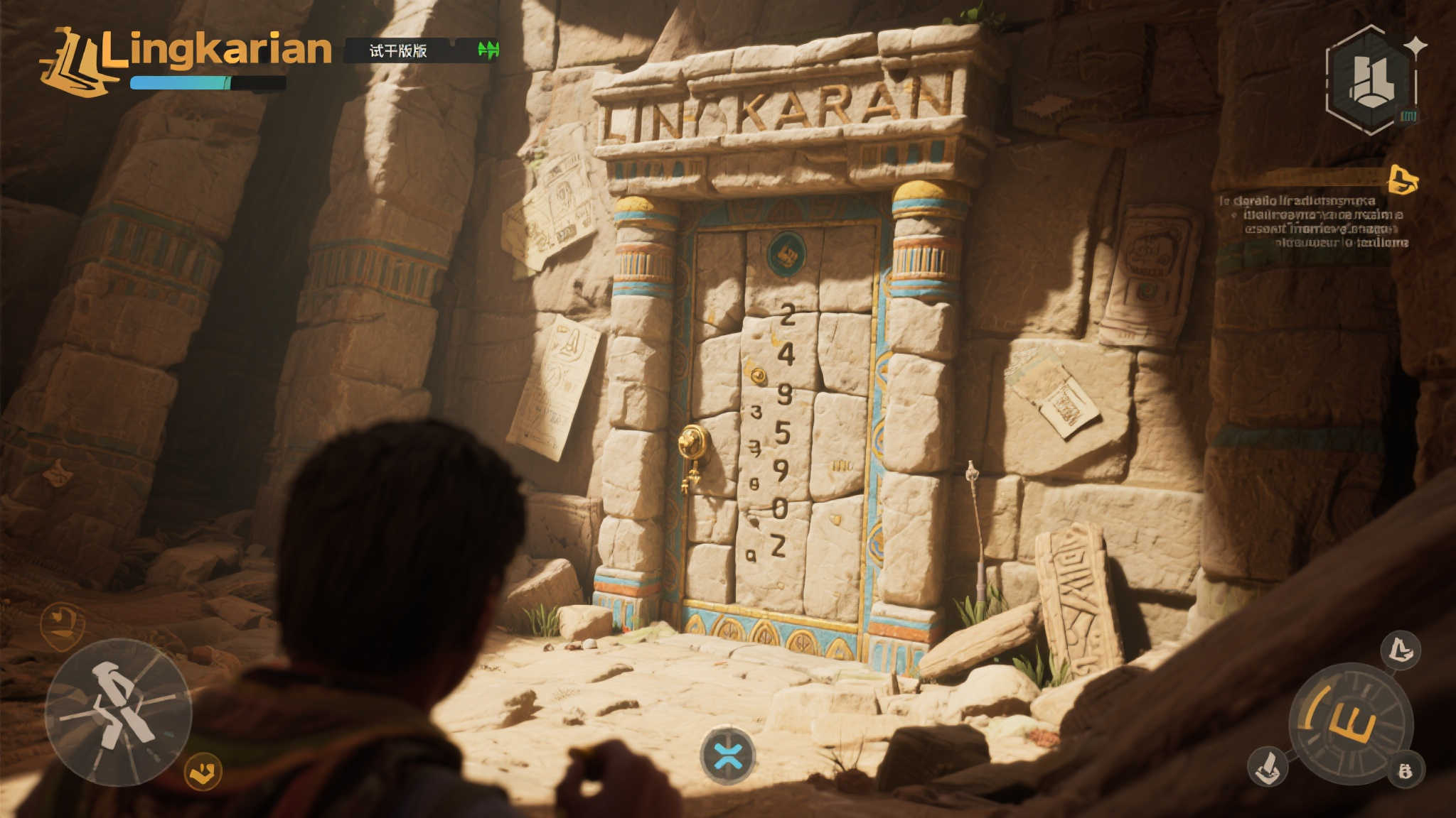 探索神秘之旅!《Lingkaran》解谜冒险游戏试玩版震撼上线! 例如,在试玩版的一个场景中,玩家需要通过